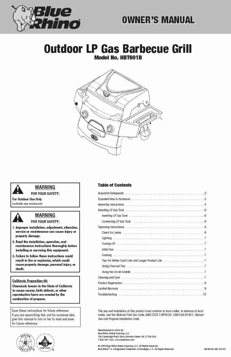 Blue Rhino Gas Grill HBT601B-page_pdf